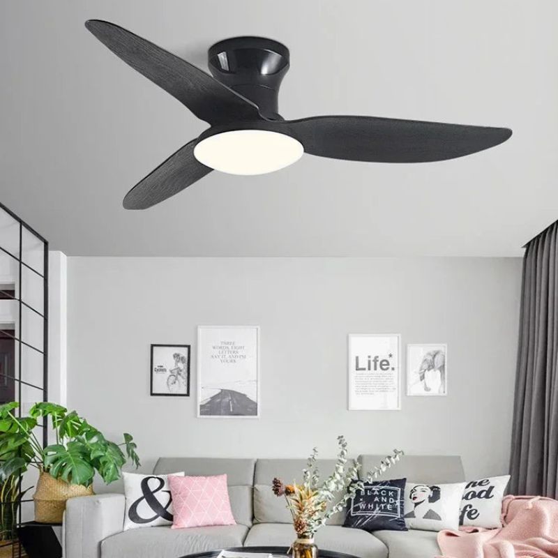 Modern Ceiling Fan Light with Remote Control – Adjustable Nordic Design