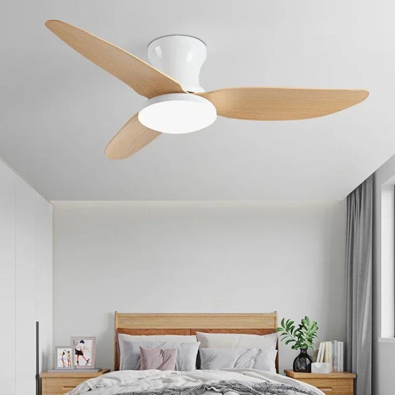 Modern Ceiling Fan Light with Remote Control – Adjustable Nordic Design
