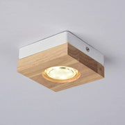 Square LED Wood Spotlight