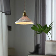 Japanese Ceramic Pendant Light for Kitchen, Dining, Restaurant, Bar, Nordic Luxury LED Ceiling Fixture
