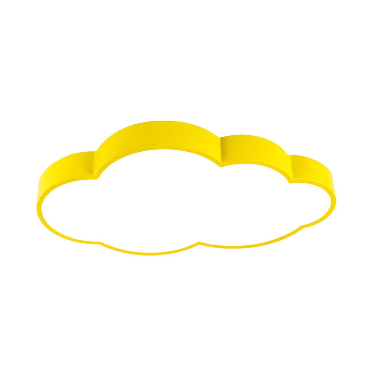Children's Cloud-Shaped Ceiling Light in Various Sizes and Colors Yellow Norenza