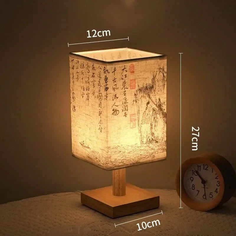 Chinese Style LED Desk Lamp with USB Port and Adjustable Brightness Norenza