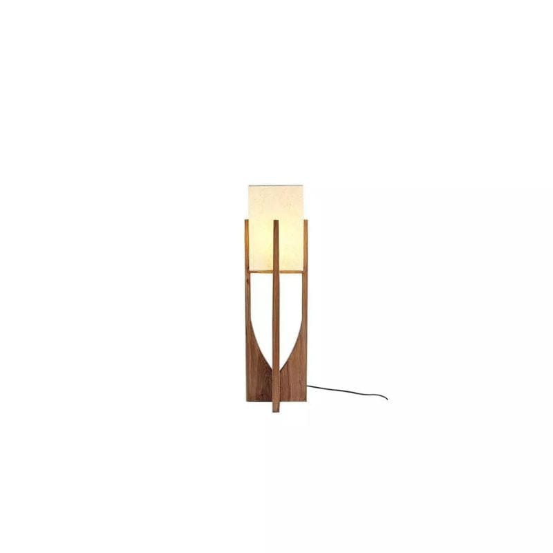 Chinese Wooden Floor Lamp for Living Room and Bedroom - Nordic Design LED Table Lamp Medium / Walnut Norenza