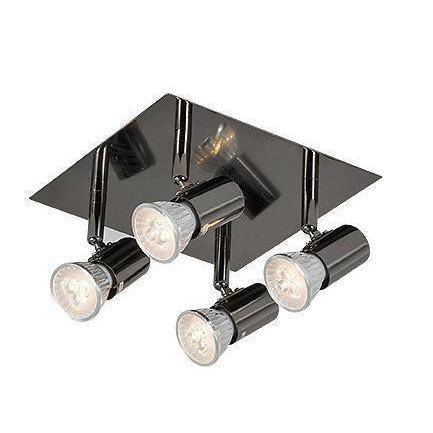 Chrome Satin Adjustable LED Spotlight Norenza