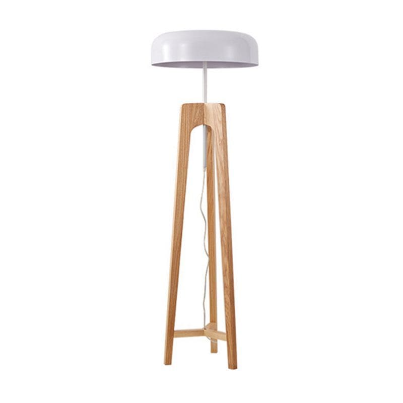 Classic Wooden Floor Lamp Natural Wood Norenza