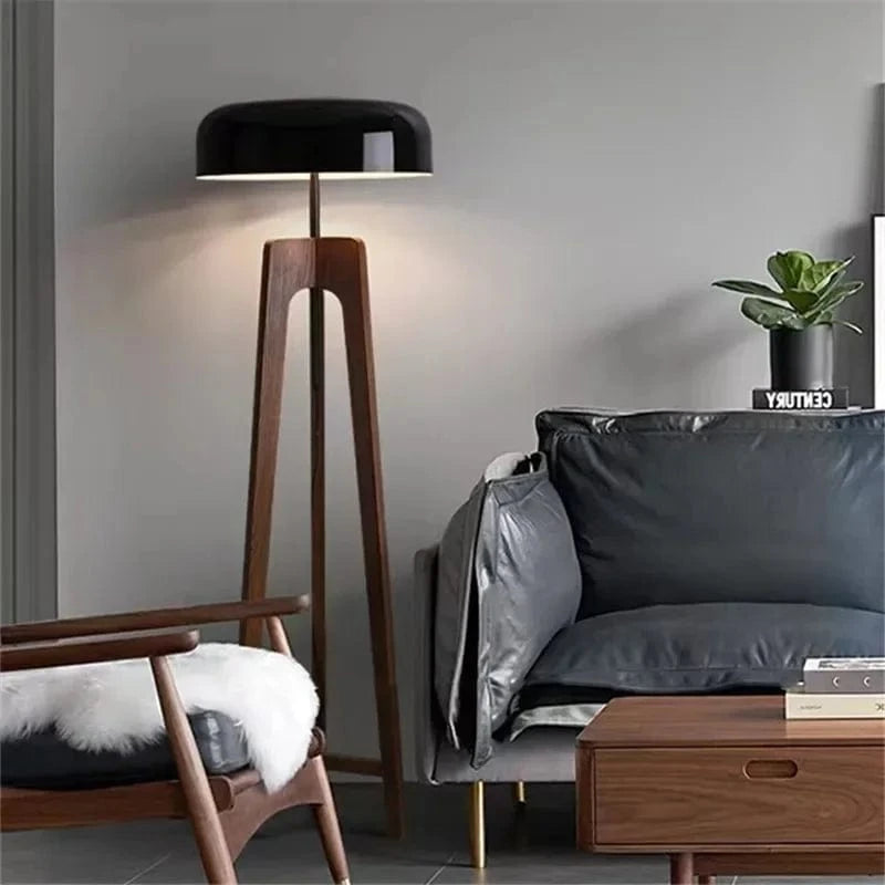 Classic Wooden Floor Lamp Norenza