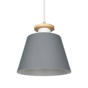Colorful Conical LED Pendant Light for Restaurants Gray Norenza