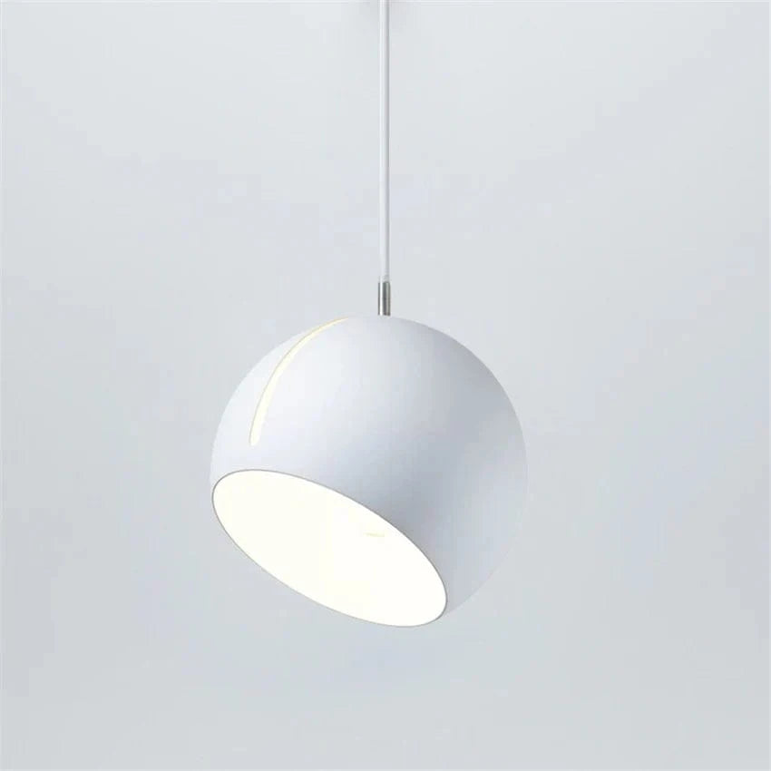 Colorful LED Balloon Pendant Light Fixture White Norenza
