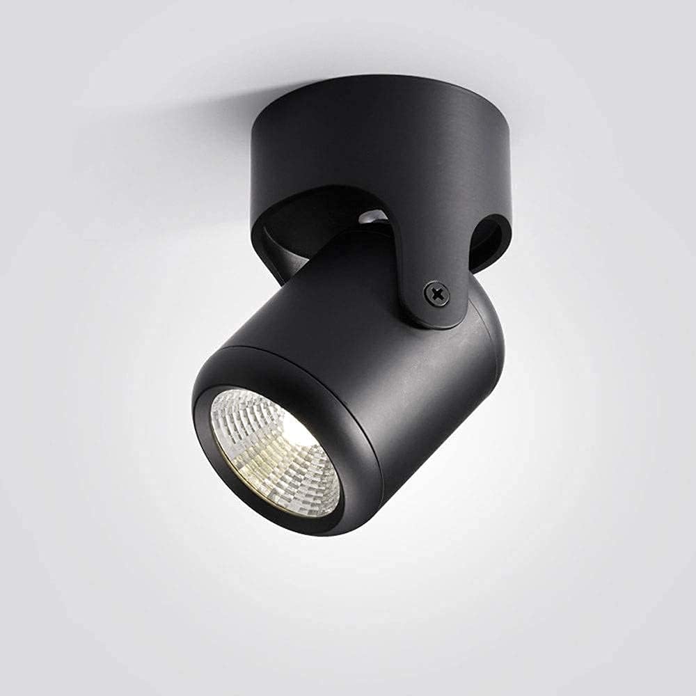Colorful LED Ceiling Spotlight Black Norenza