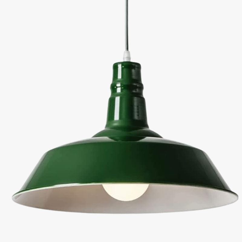 Colorful Macaron Shade LED Suspension Light - Loft Design Green Norenza
