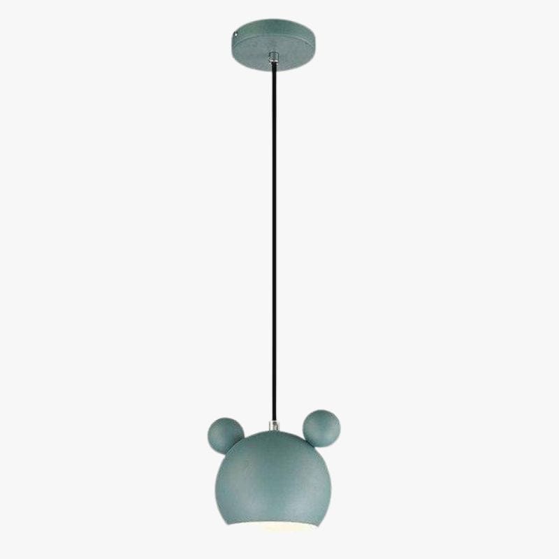 Colorful Mickey Mouse LED Pendant Light Blue Norenza