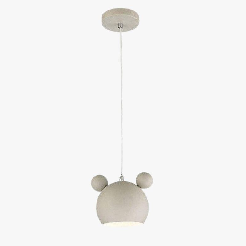Colorful Mickey Mouse LED Pendant Light White Norenza