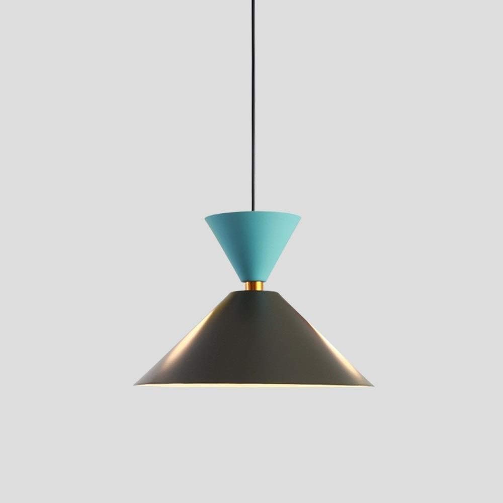 Colorful Nordic Topaz Shade LED Suspension Design Blue Norenza
