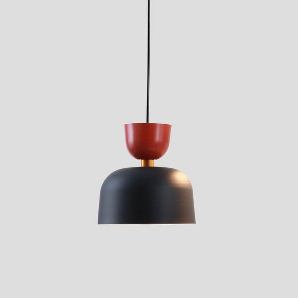 Colorful Nordic Topaz Shade LED Suspension Design Red Norenza