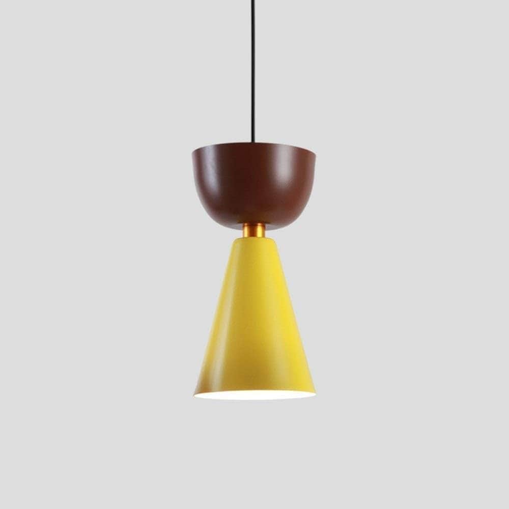 Colorful Nordic Topaz Shade LED Suspension Design Yellow Norenza