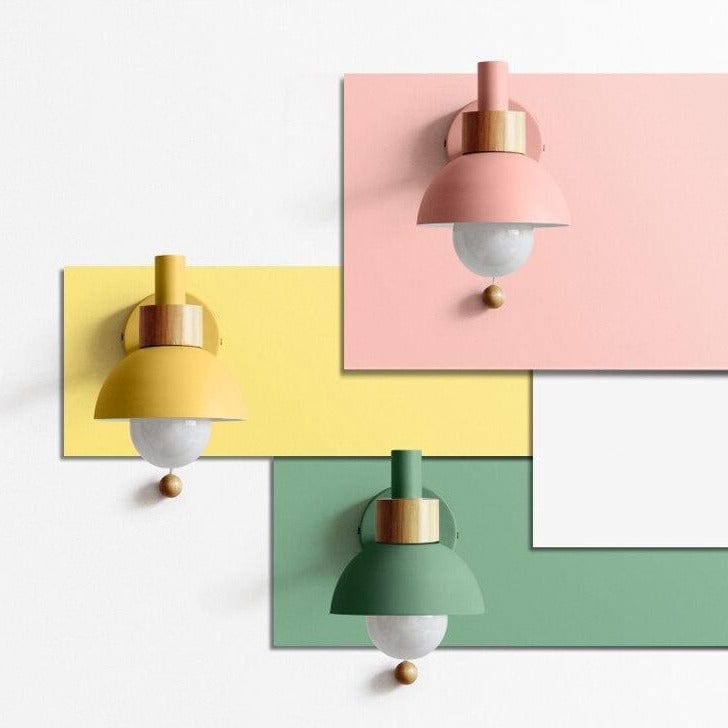 Colorful Scandinavian LED Wall Sconce - Vivale Norenza