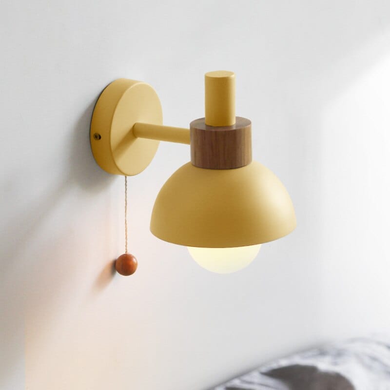 Colorful Scandinavian LED Wall Sconce - Vivale Yellow Norenza