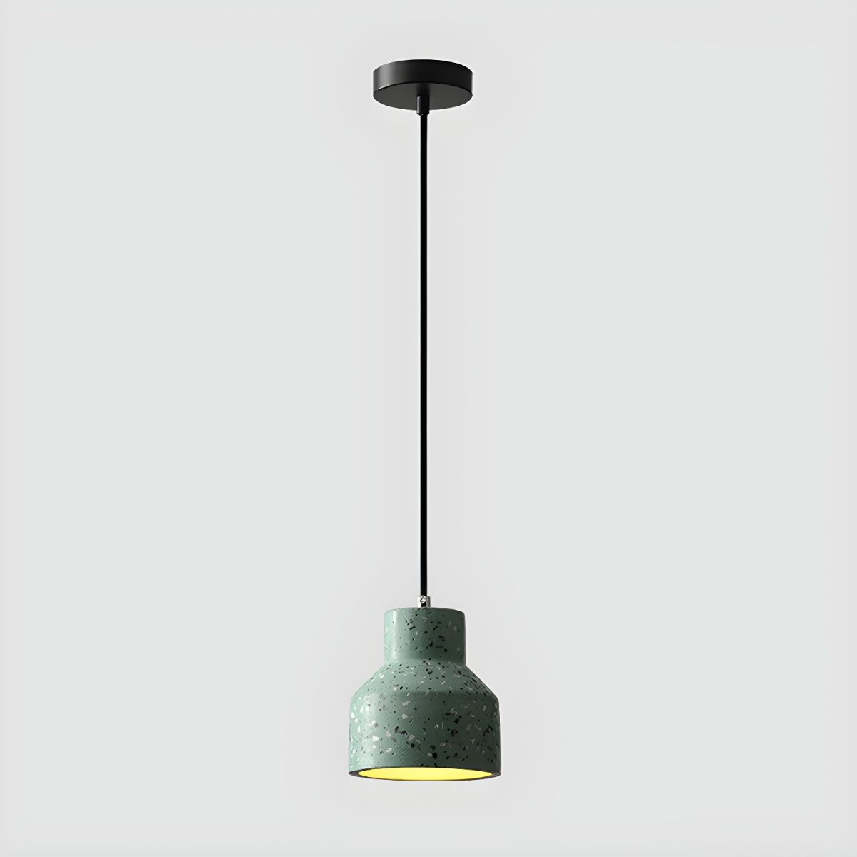 Colorful Terrazzo Stone Style Pendant Light Green Norenza