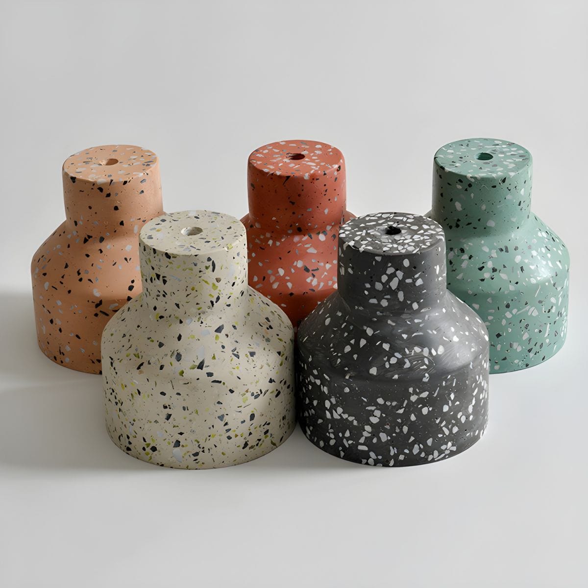 Colorful Terrazzo Stone Style Pendant Light Norenza