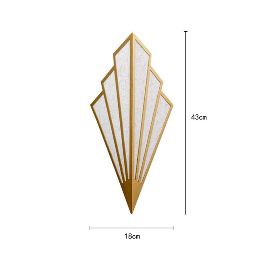 Colorful Triangular Metal LED Wall Sconce Norenza