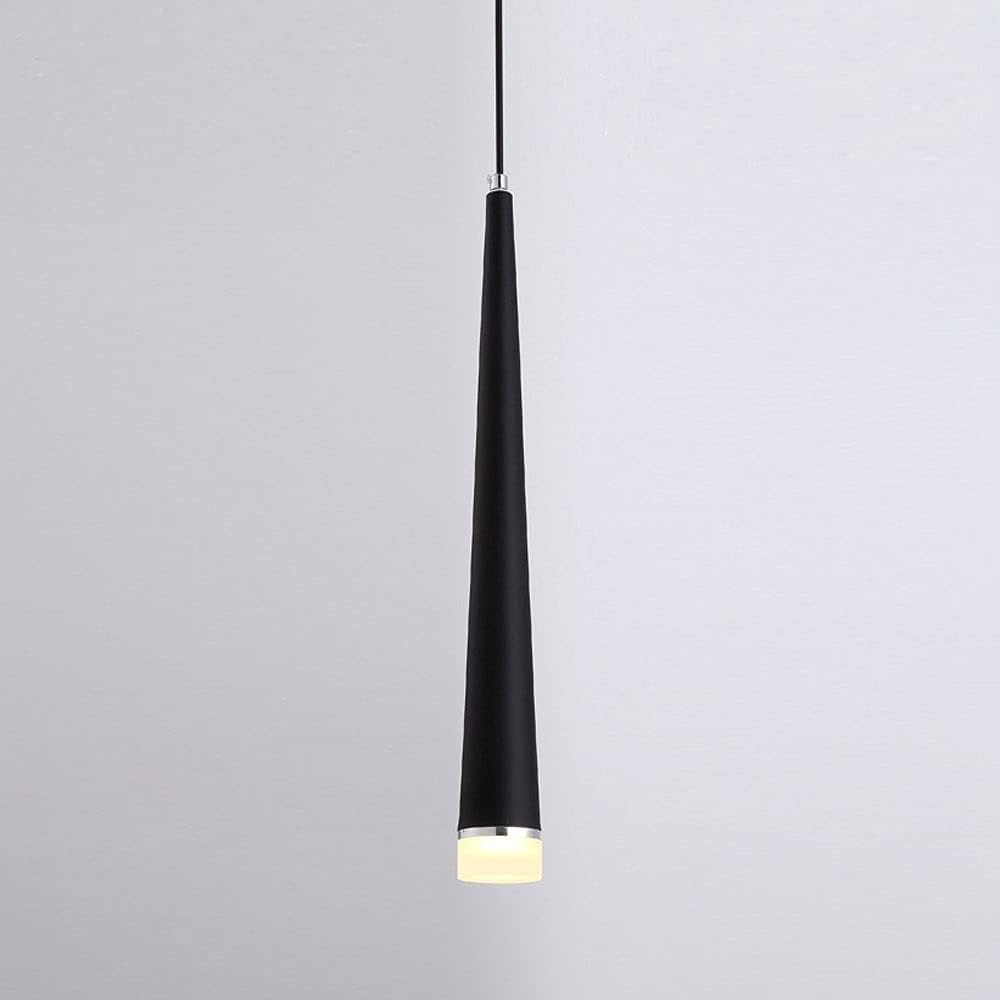 Cone-Shaped LED Pendant Light (Multiple Colors) Black Norenza
