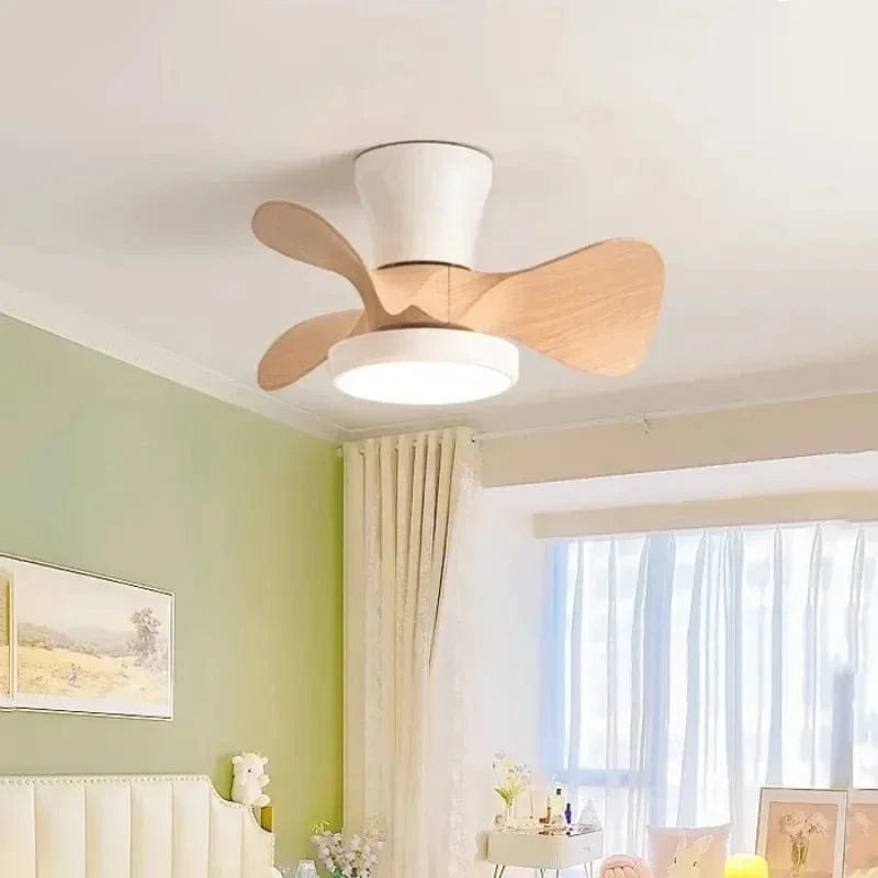 Contemporary Quiet Ceiling Fan with LED Light & Remote Control Norenza