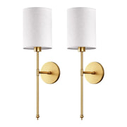 Cordless Cylinder Wall Sconce (SET OF 2) Gold Norenza