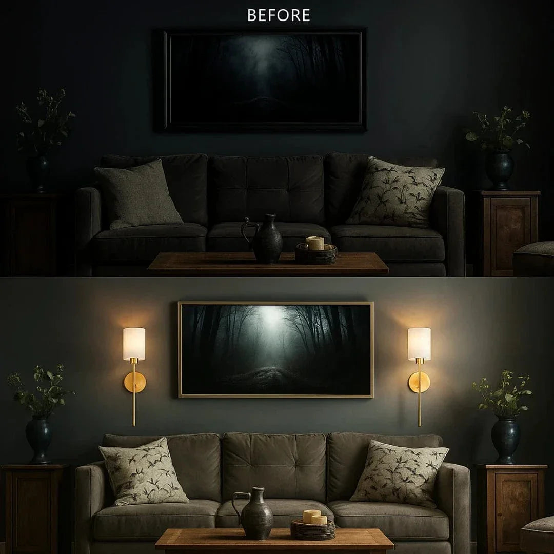 Cordless Cylinder Wall Sconce (SET OF 2) Norenza