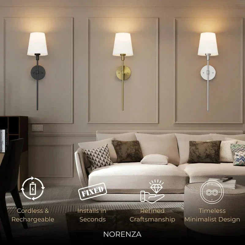 Cordless Wall Sconce (SET OF 2) Norenza