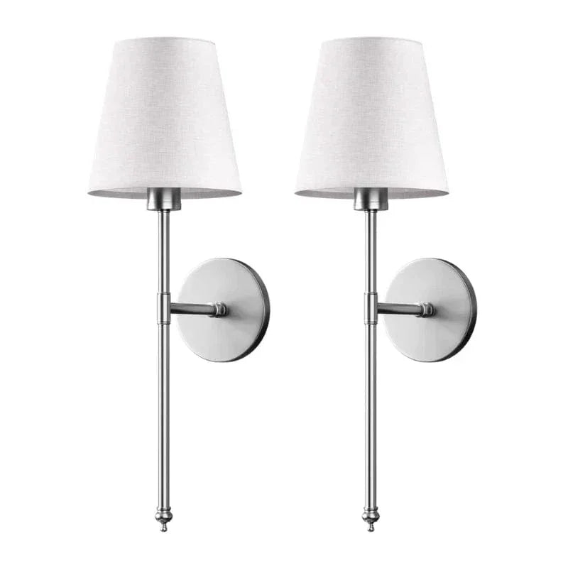 Cordless Wall Sconce (SET OF 2) Silver Norenza