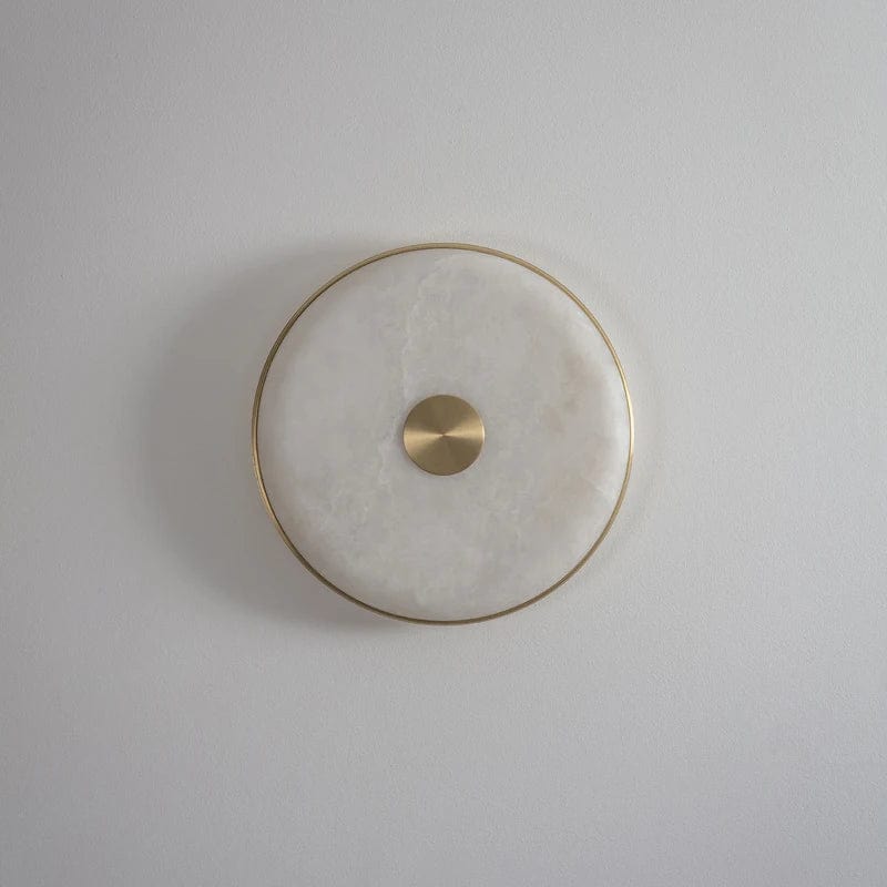 Creative Copper and Natural Marble LED Nightstand Lamp Norenza