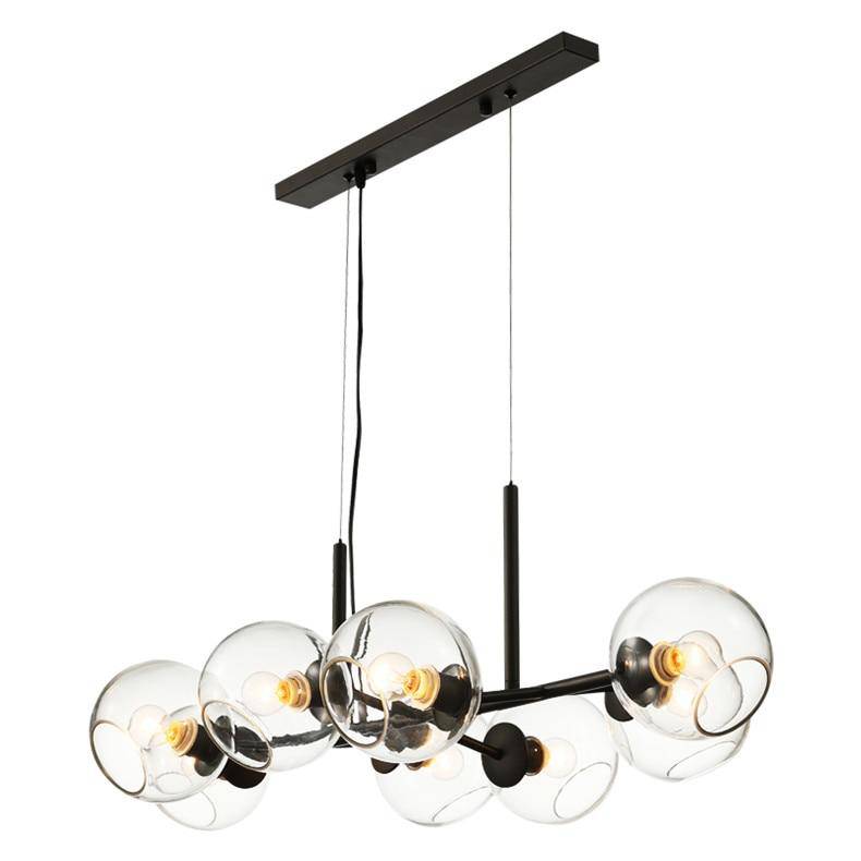 Creative Glass Sphere Pendant Light Design Black Norenza