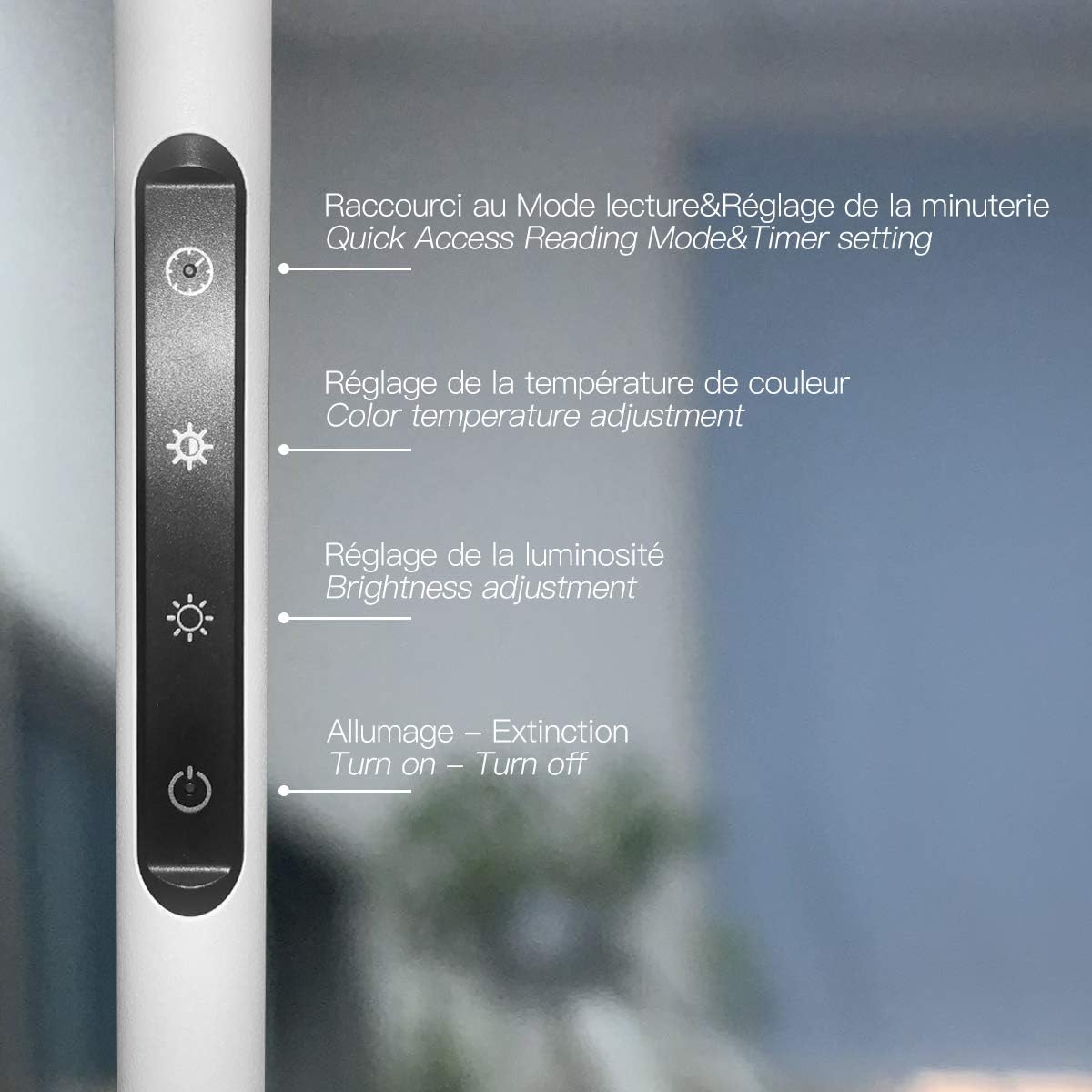 Creative LED Desk Lamp with Adjustable Arm and Dimming Feature Norenza