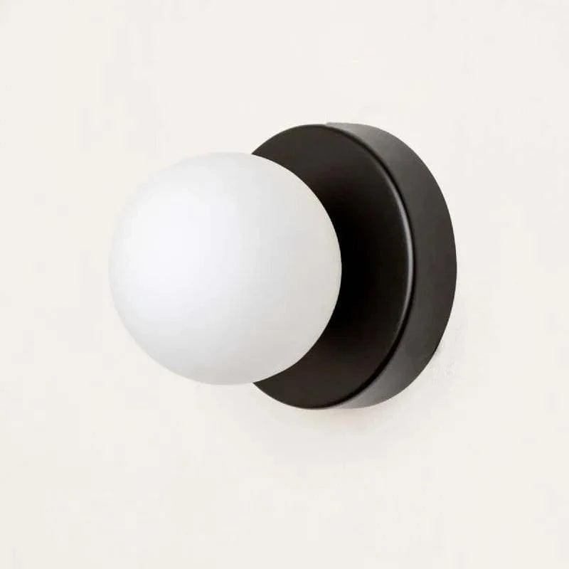 Creative LED Macaron Wall Light 10/12cm Black Norenza