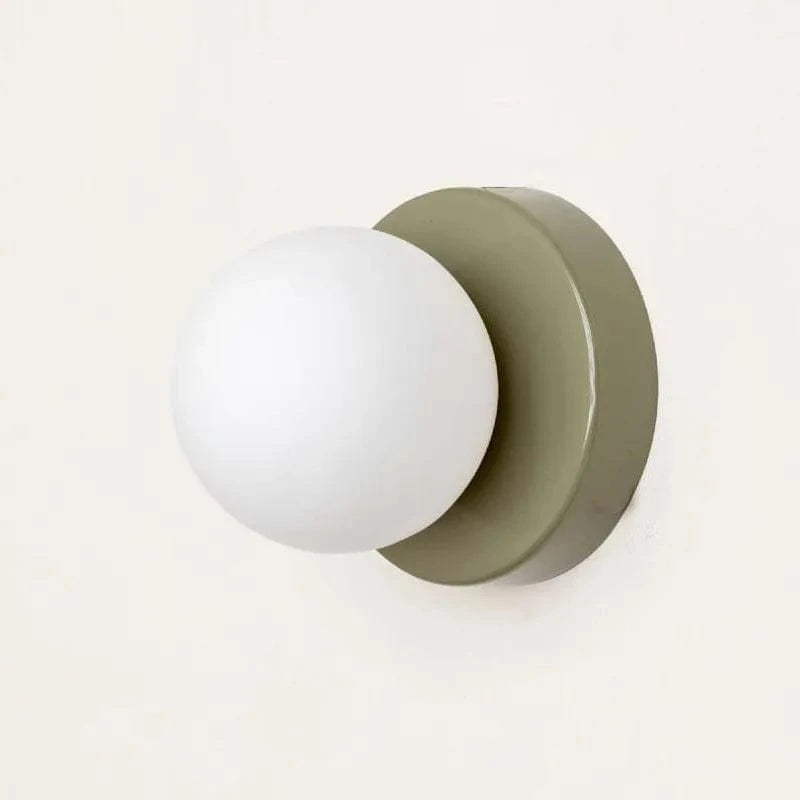 Creative LED Macaron Wall Light 10/12cm Khaki Norenza
