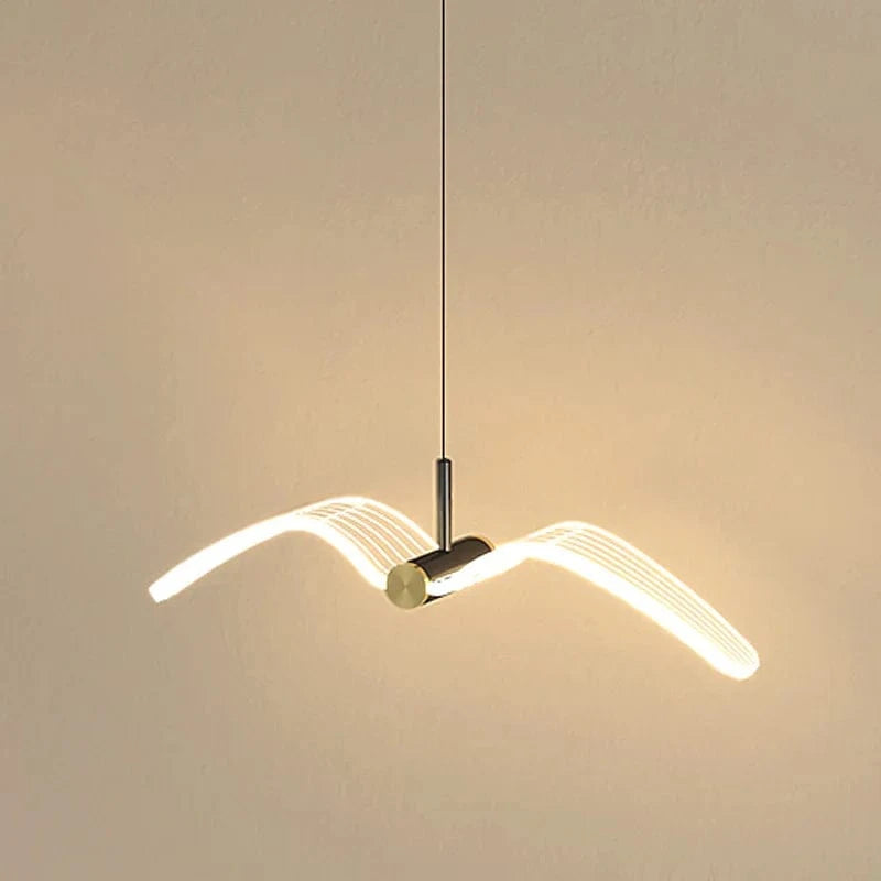 Creative LED Seagull Pendant Lights for Bedroom Wall Decor Norenza