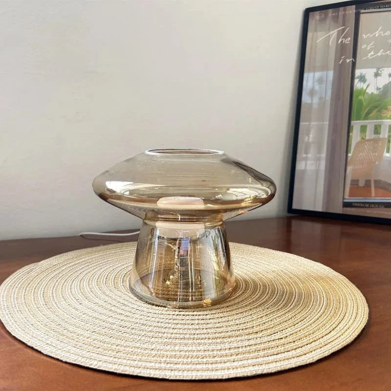 Creative LED UFO Nightstand Lamp with Adjustable Brightness Bronze Norenza