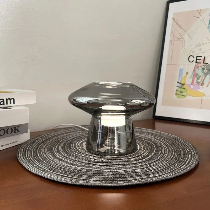 Creative LED UFO Nightstand Lamp with Adjustable Brightness White Norenza