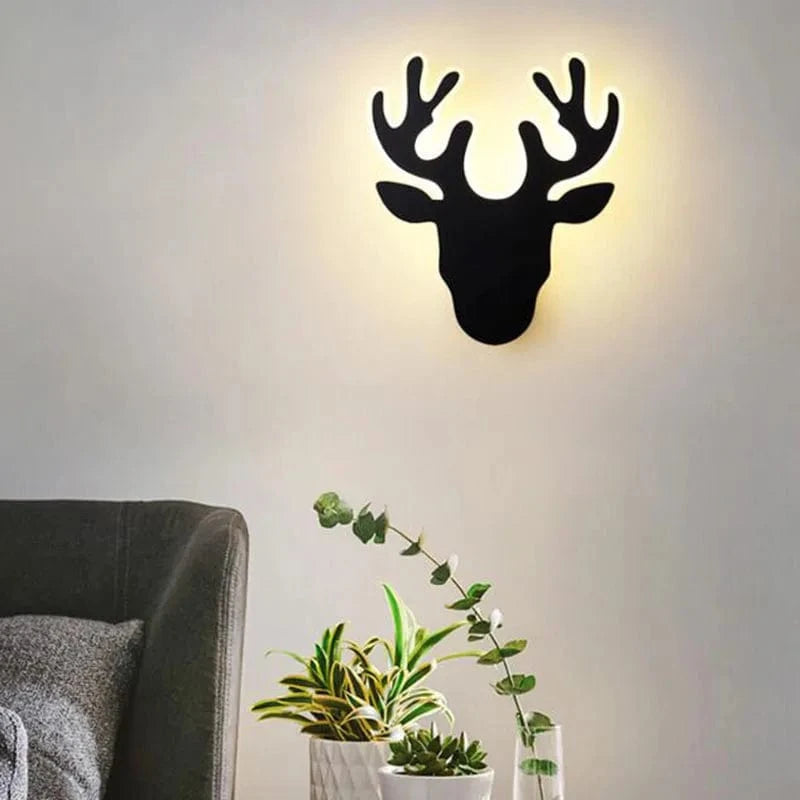 Creative LED Wall Sconce in Deer Shape Norenza
