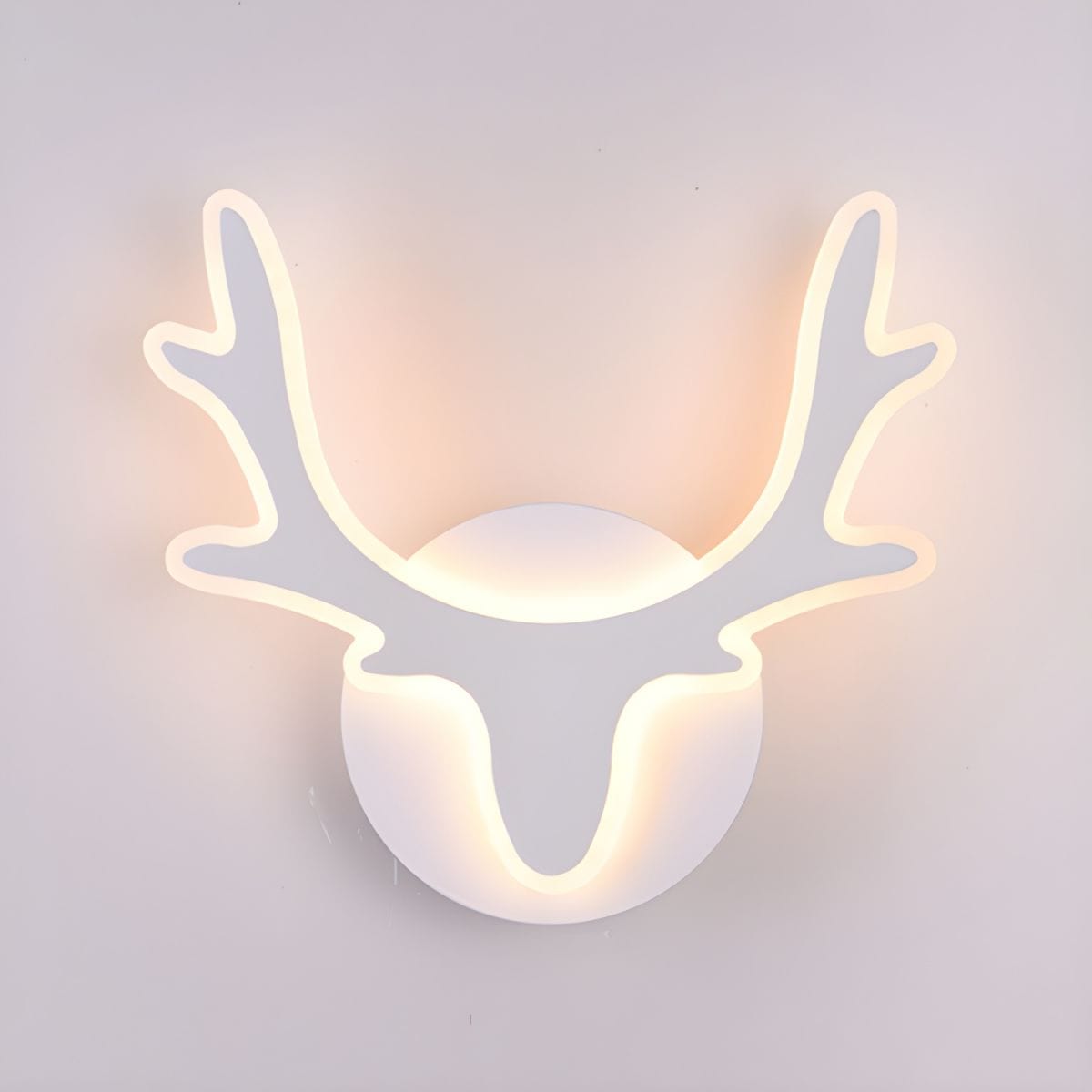 Creative LED Wall Sconce in Deer Shape White / B Norenza