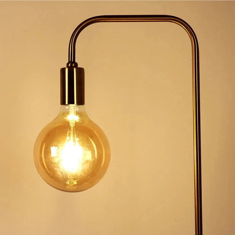 Creative Minimalist Brass LED Floor Lamp Norenza