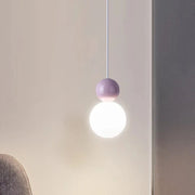 Creative Modern Minimalist Nordic Nightstand Lamp for Home Purple Norenza