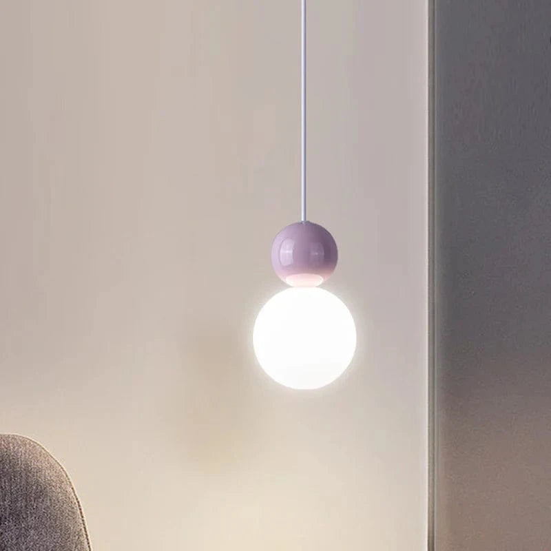 Creative Modern Minimalist Nordic Nightstand Lamp for Home Purple Norenza