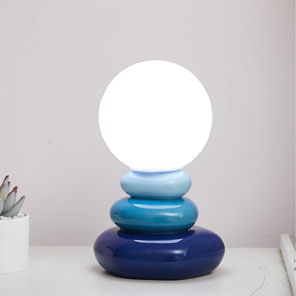 Creative Nordic Stack Stone Table Lamp for Cozy Ambiance Norenza