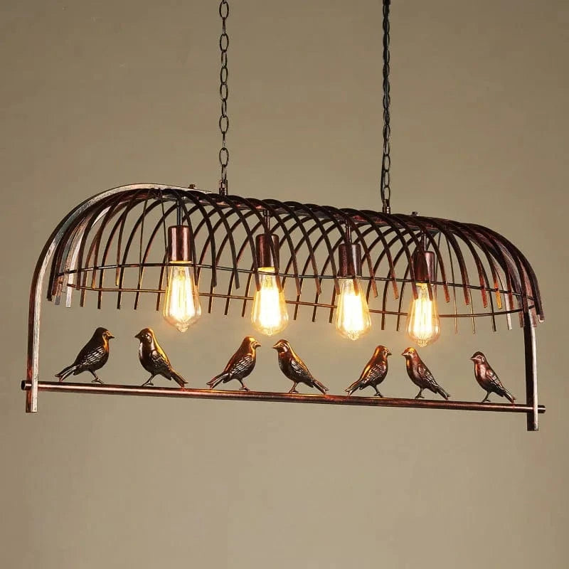 Creative Retro Industrial Bird Iron Pendant Light for Loft, Restaurant, Bar Norenza