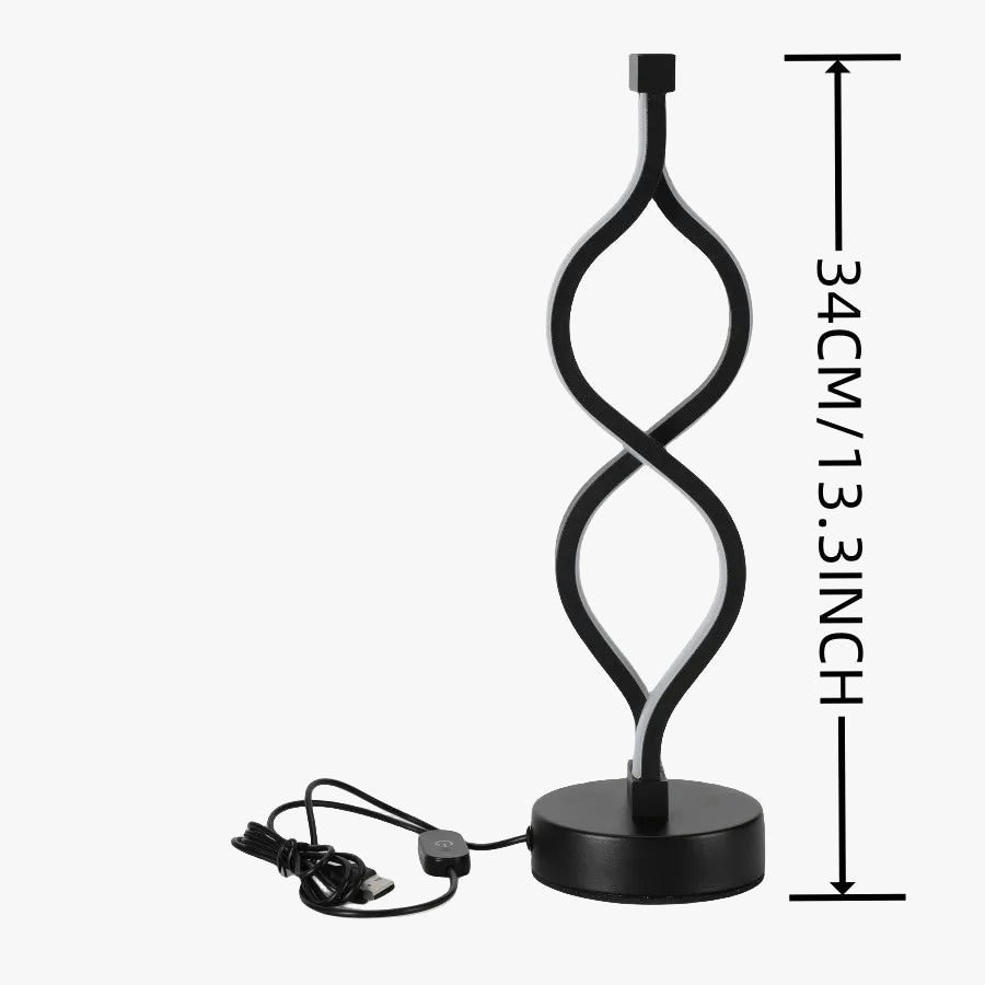 Creative USB Twist Desk Lamp for Home Decoration Norenza