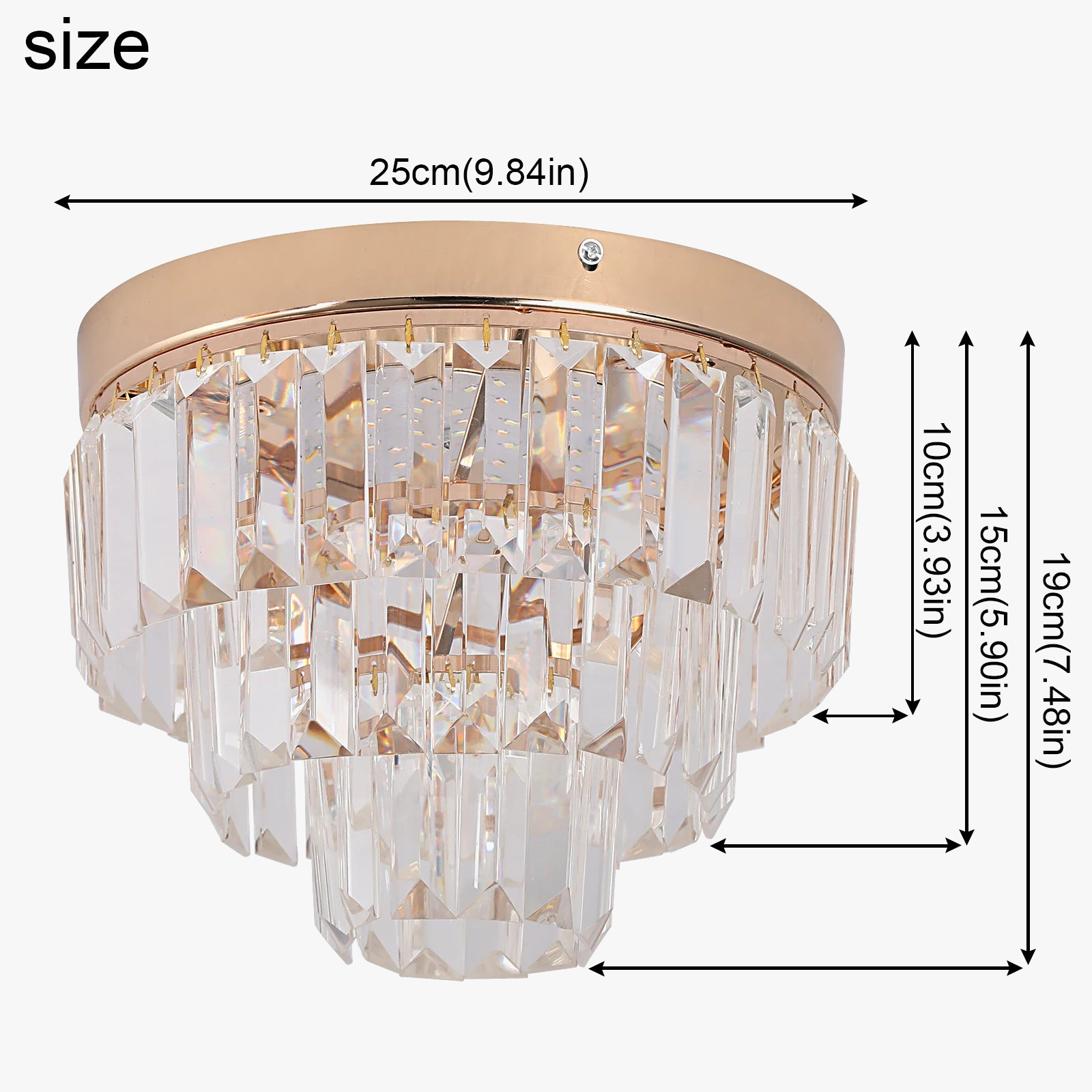 Modern K9 Crystal LED Pendant Light for Home Décor, Kitchen, Dining, and Living Room