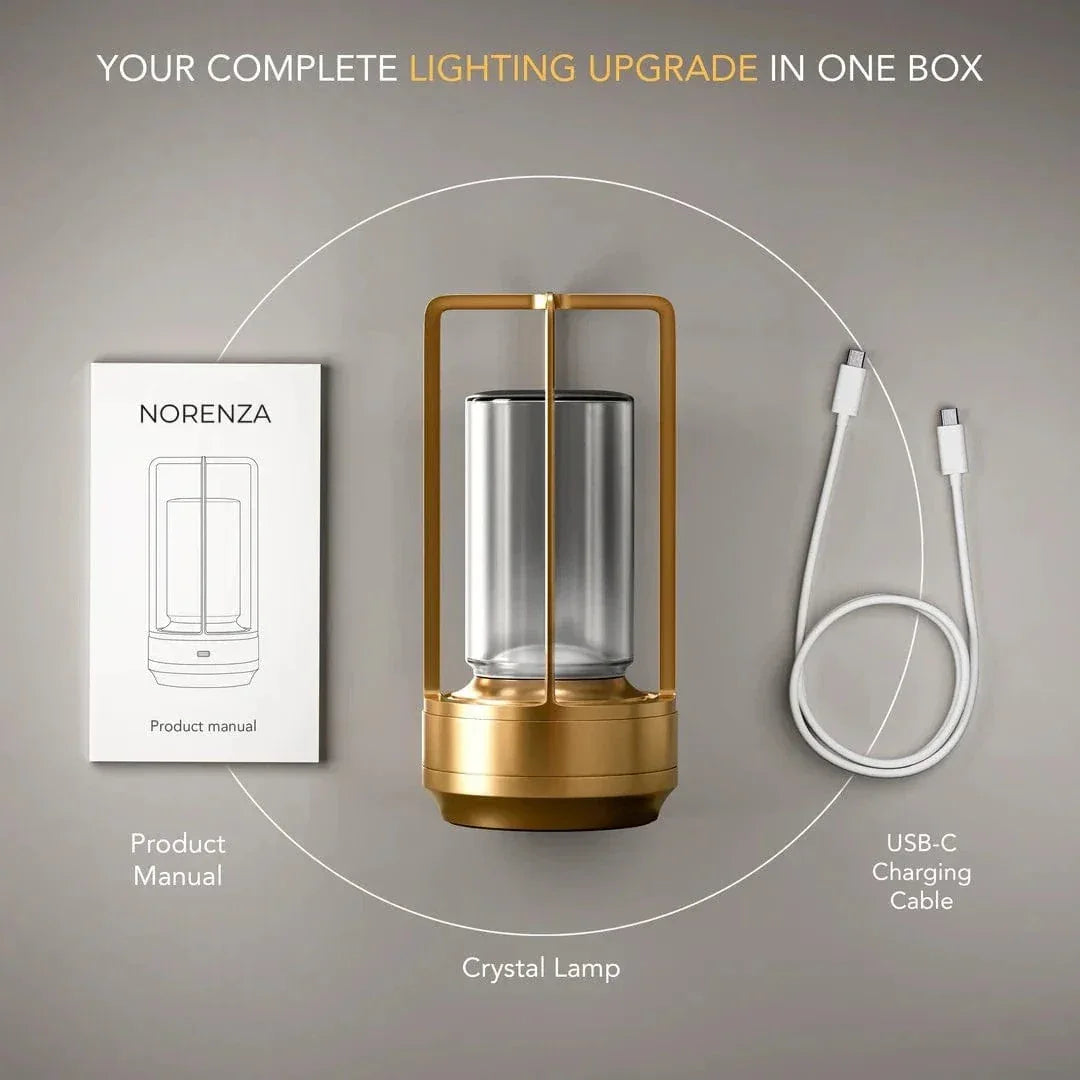 Crystal Lantern Lamp Norenza
