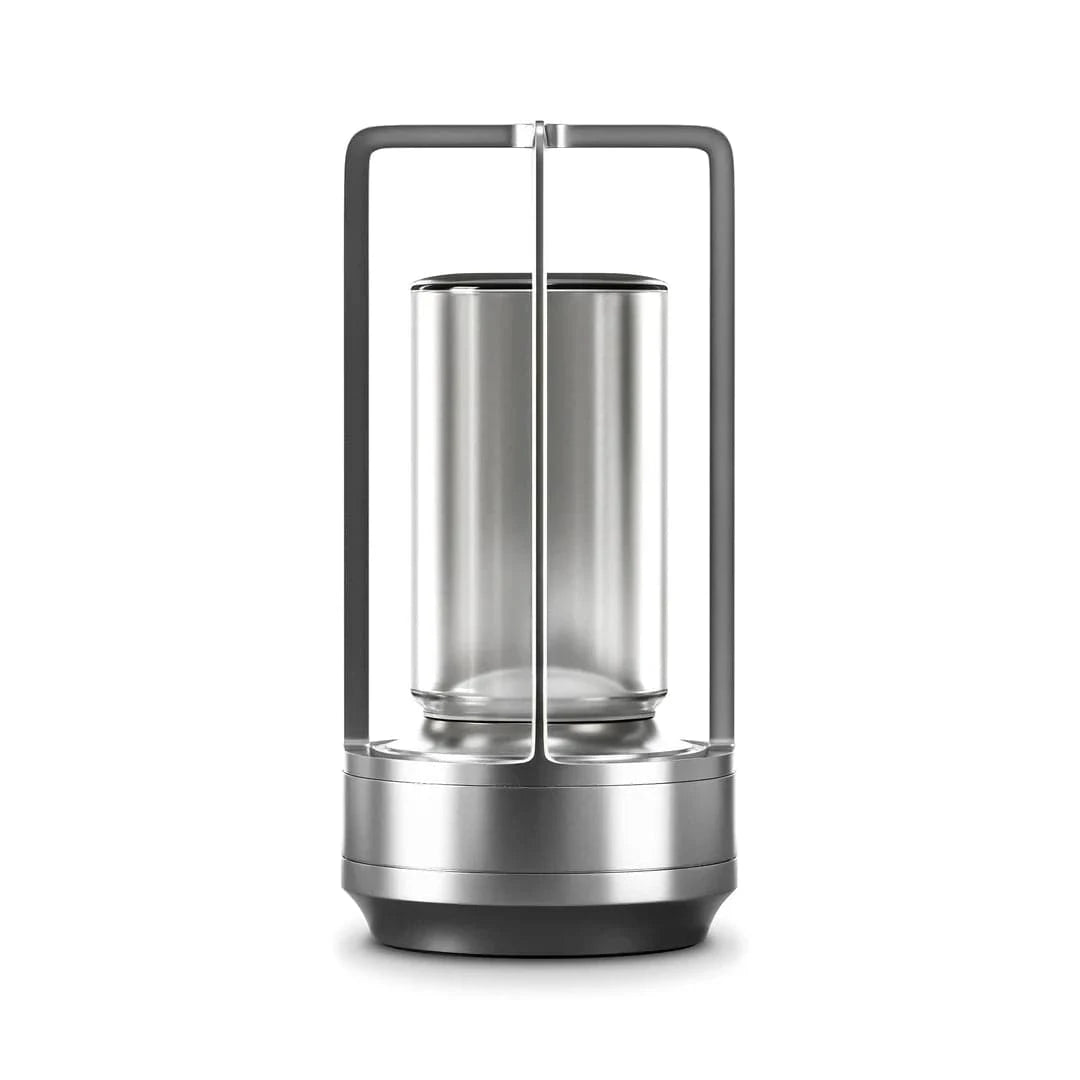 Crystal Lantern Lamp Silver Norenza