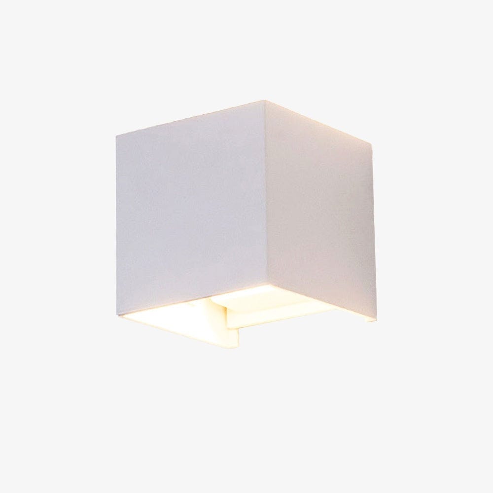 Cube Aluminum Wall Sconce for Hallway Norenza